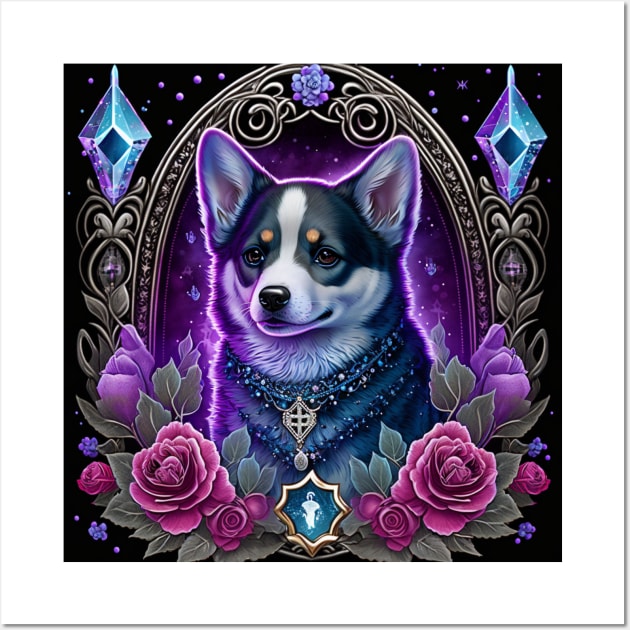 Gothic Corgi Wall Art by Enchanted Reverie